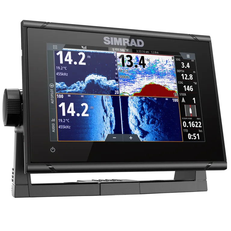 Simrad GO7 XSR kartplotter med ekkolodd (inkl. Active Imaging-giver)