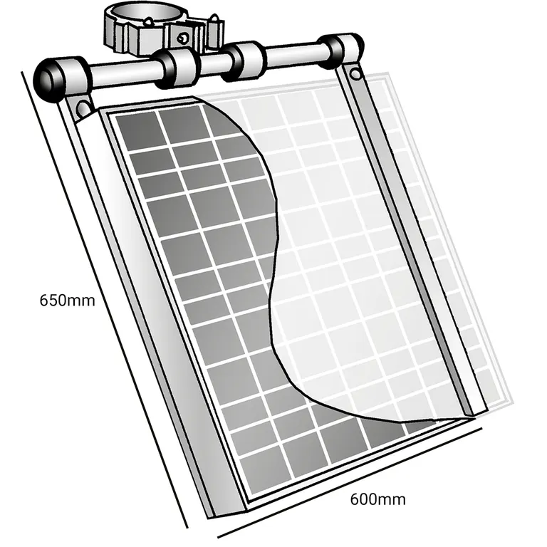 Båtsystem RA550 solcellefeste