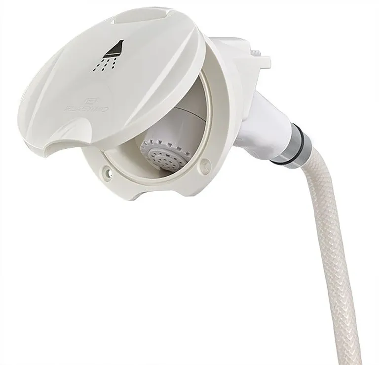 Plastimo Deck Shower dusj med slange (hvit)