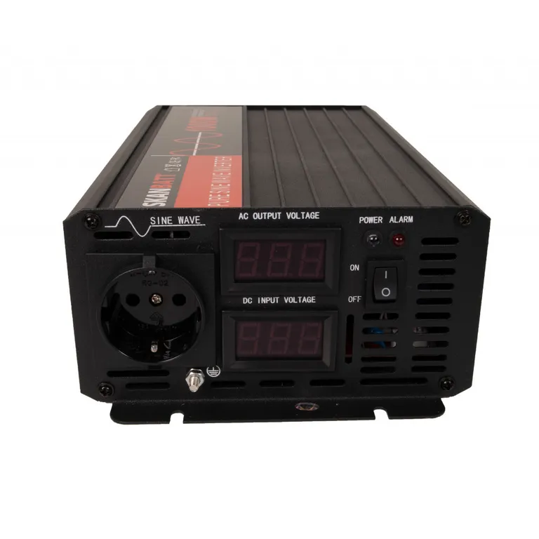 WPSW-R 1000W ren sinus-inverter m/trådløs fjernkontroll - 12Volt 