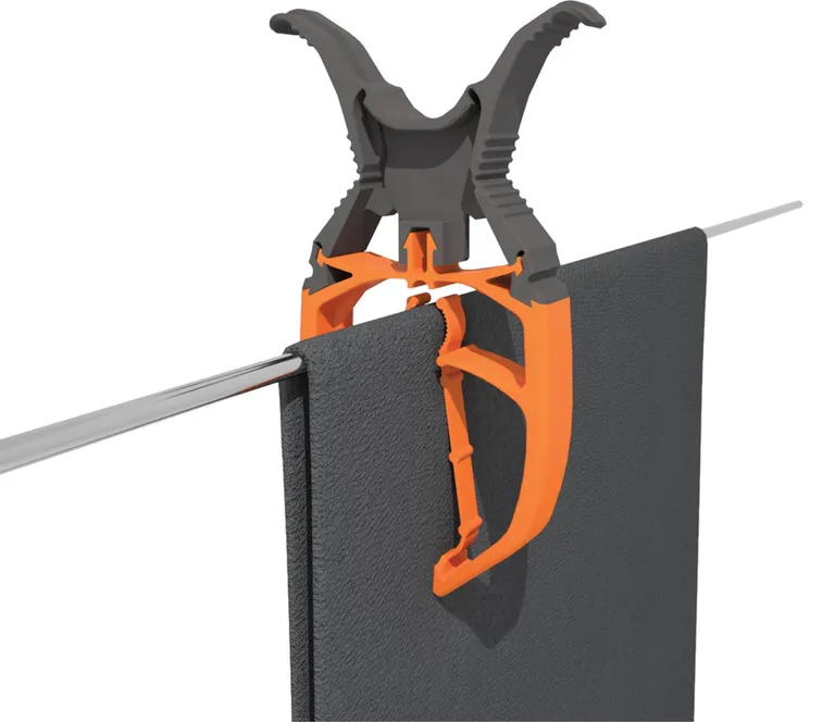 FIXCLIP klesklype med grep fra 5-32mm (2 pk)