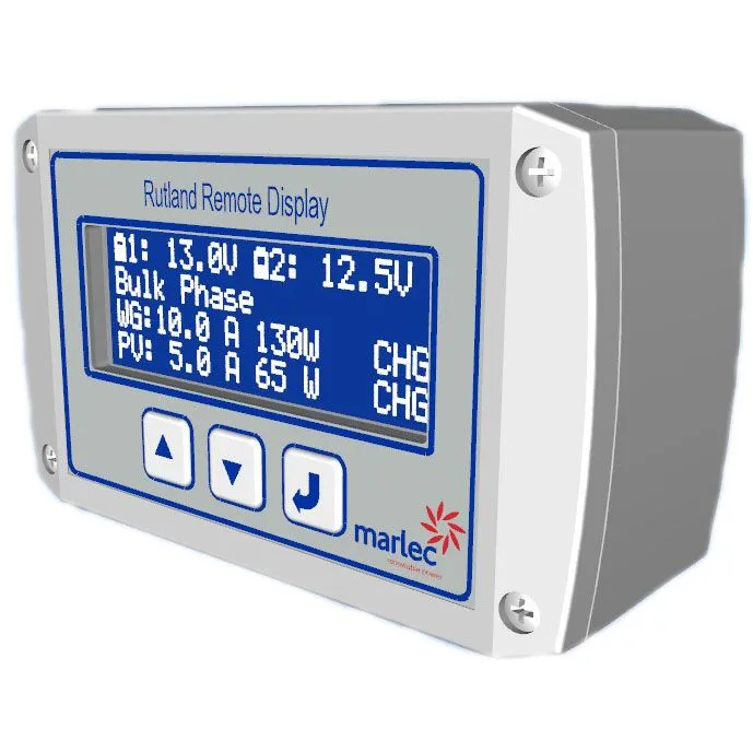 Digitalt display til Rutland 1200 vindgenerator