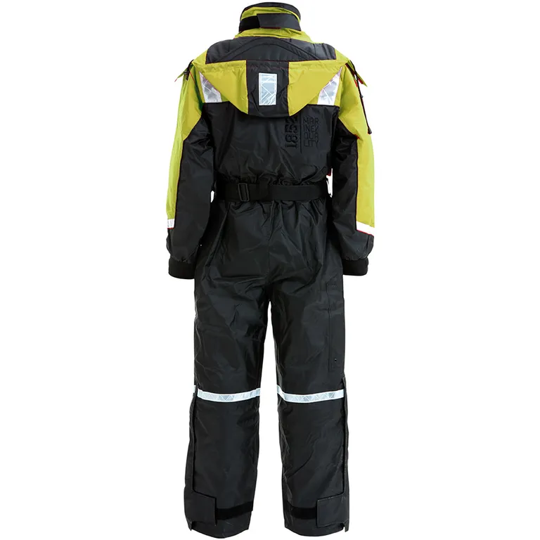 Flytedress, Sort/Fluor gul med refleks