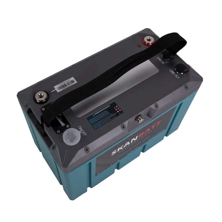 Lithium Professional 12V LiFePO4 batteri 100Ah 150A BMS. Bluetooth, Heat, IP67