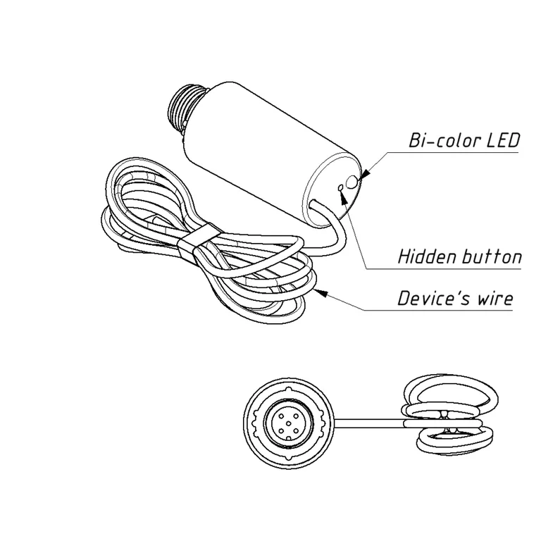 Yacht Devices Outboard Gateway YDOG-01N, NMEA 2000 motordata-gateway. NMEA 2000 Micro-C plugg