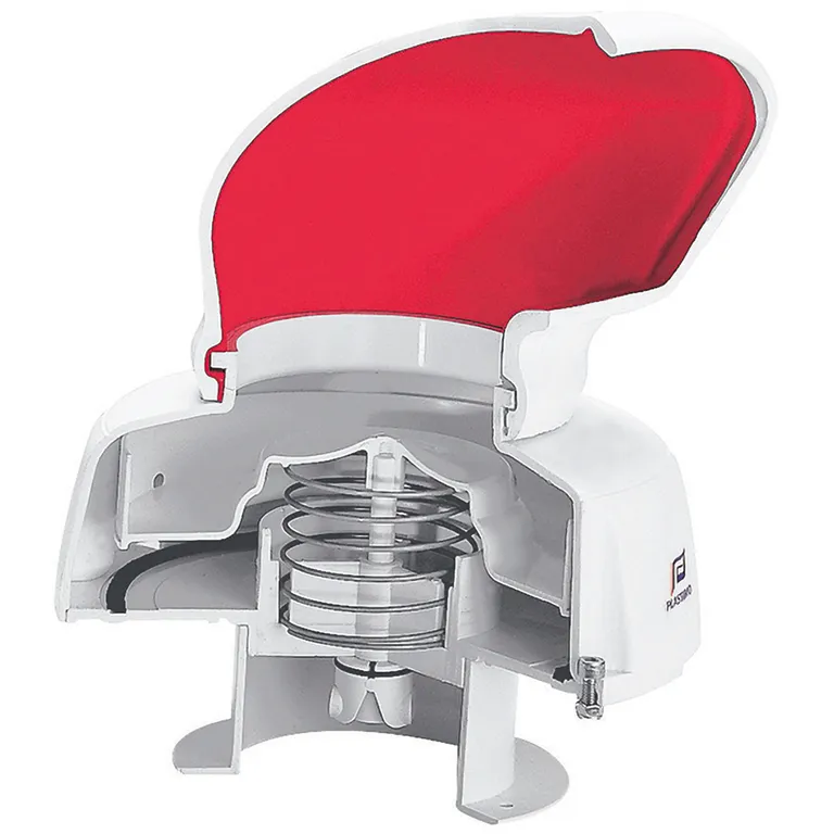 Plastimo Cool´n Dry doradeventil 160 mm Ø75mm Rød