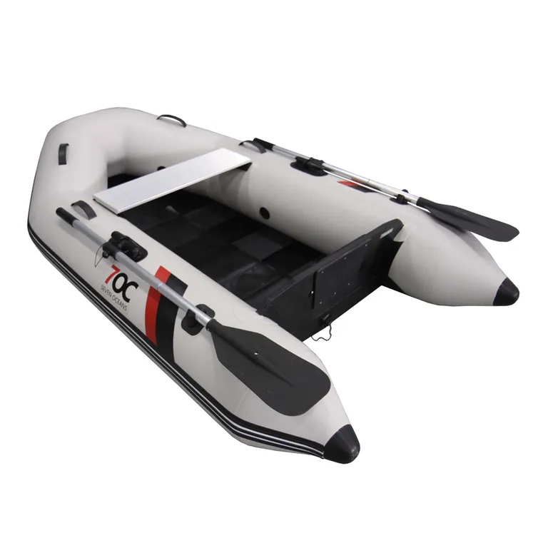 7OC Gummibåt 230 m/spiledørk Off-White