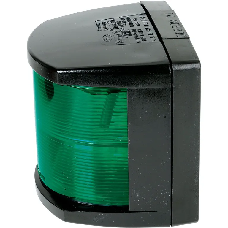 Hella modell 2984 styrbord (grønn) lanterne med sort hus