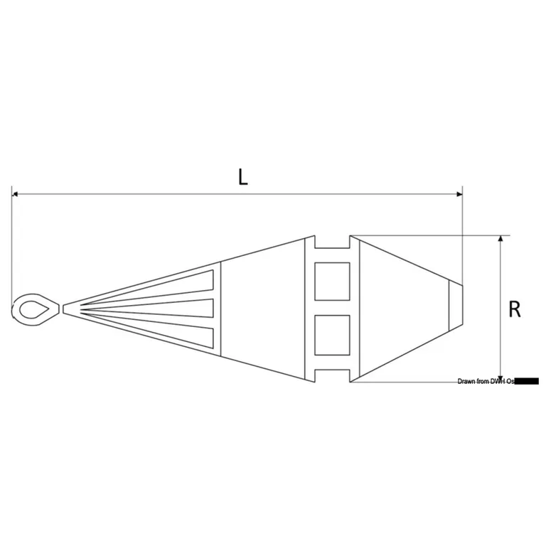 Osculati Heavy Tug HT 30 L drivanker for båter opp til 55 fot