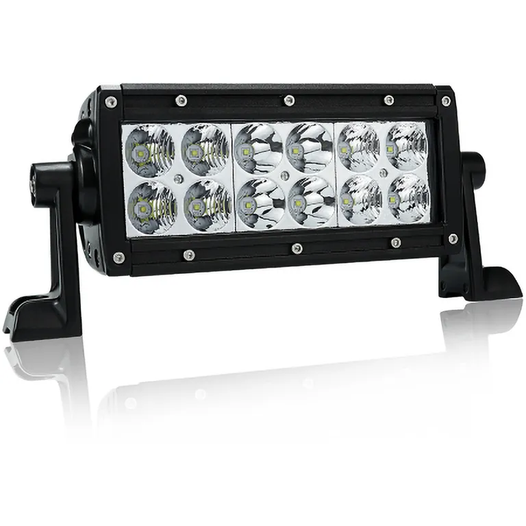Dekkslyskaster LED 15cm 60W Sort 12 / 24 Volt