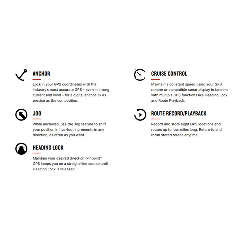 MotorGuide Elmotor Xi5 105 lb 72" GPS baugmontert elektrisk motor for saltvann