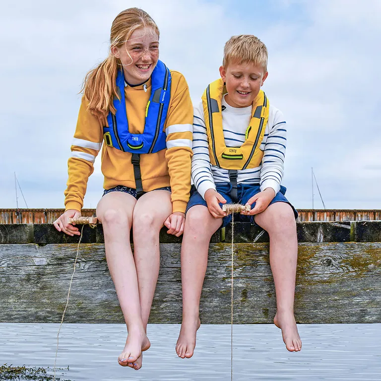 Spinlock Cento Junior vest i blå