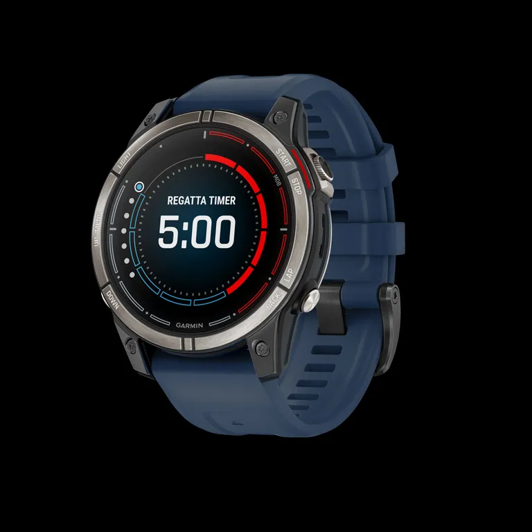 Garmin quatix 7 Pro, 47 mm maritim smartklokke, AMOLED-skjerm, multibånd GPS, silikonrem
