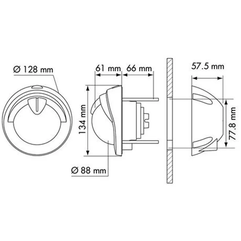 Plastimo kompass Mini-Contest, hvit