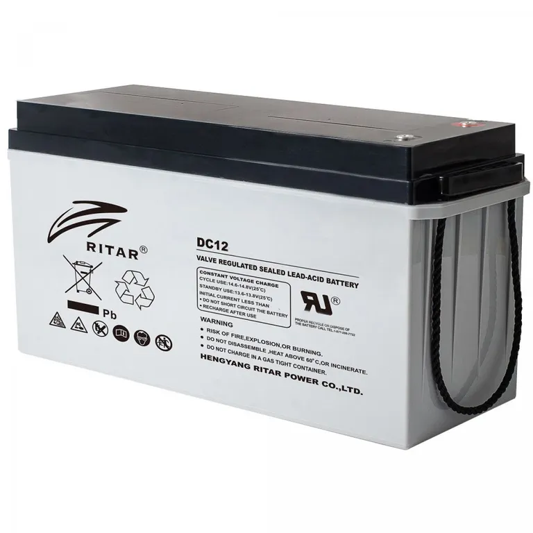 Ritar DC12-180 AGM-batteri 180Ah
