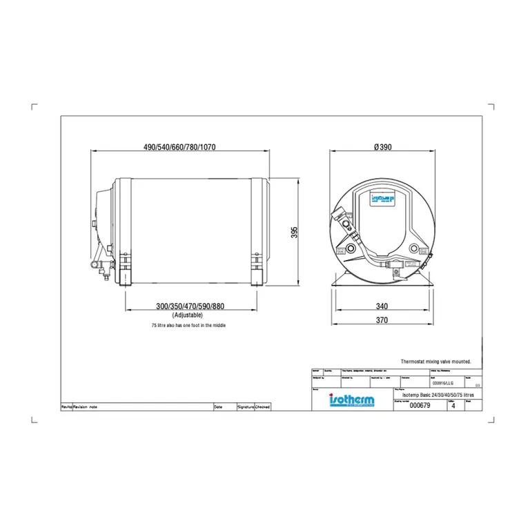 Isotemp Basic 24L varmtvannsbereder