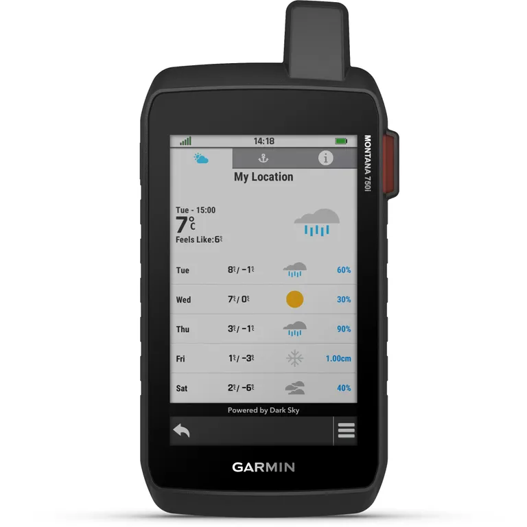 Garmin Montana 750i GPS med InReach-kommunikasjon