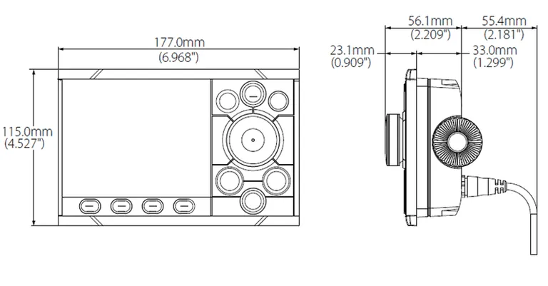Simrad AP48 autopilotkontroller