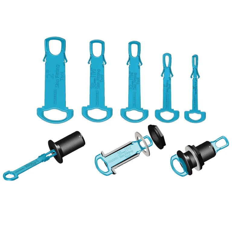 Trudesign verktøy for montering av skroggjennomføring 1 1/4"