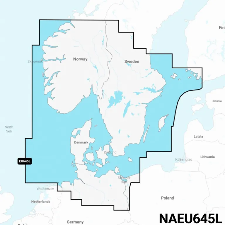 Navionics+ Large sjøkart