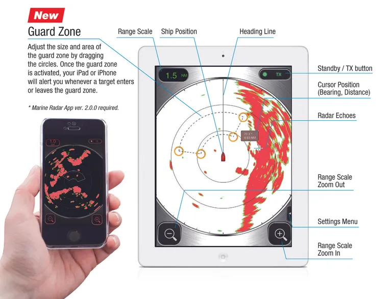 Furuno trådløs radarantenne - DRS4W