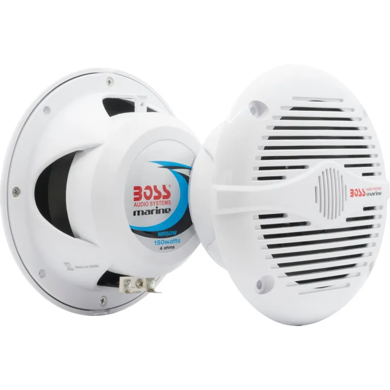 Boss MR50 5,25" Marinehøyttalere 150Watt Hvit
