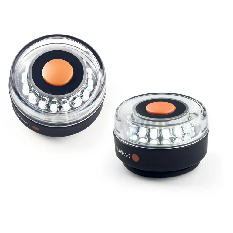 Navilight 360° 2NM hvit, rundtlysende lanterne med magnetfeste