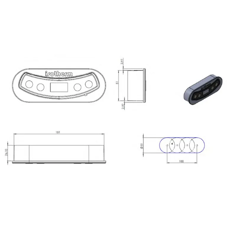 Isotherm ITC Digital display KIT