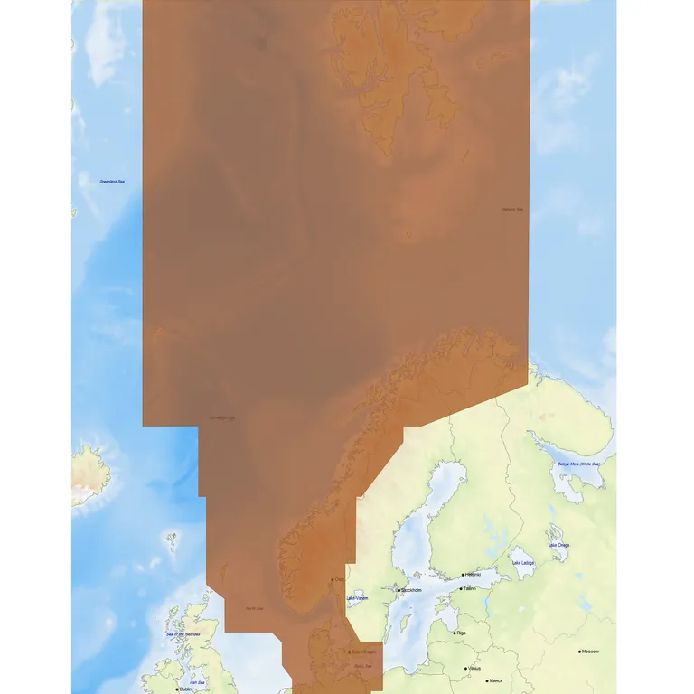 C-map MAX-N+ MSD EN-Y300 - kartbrikke med Danmark, Vest-Sverige og Norge