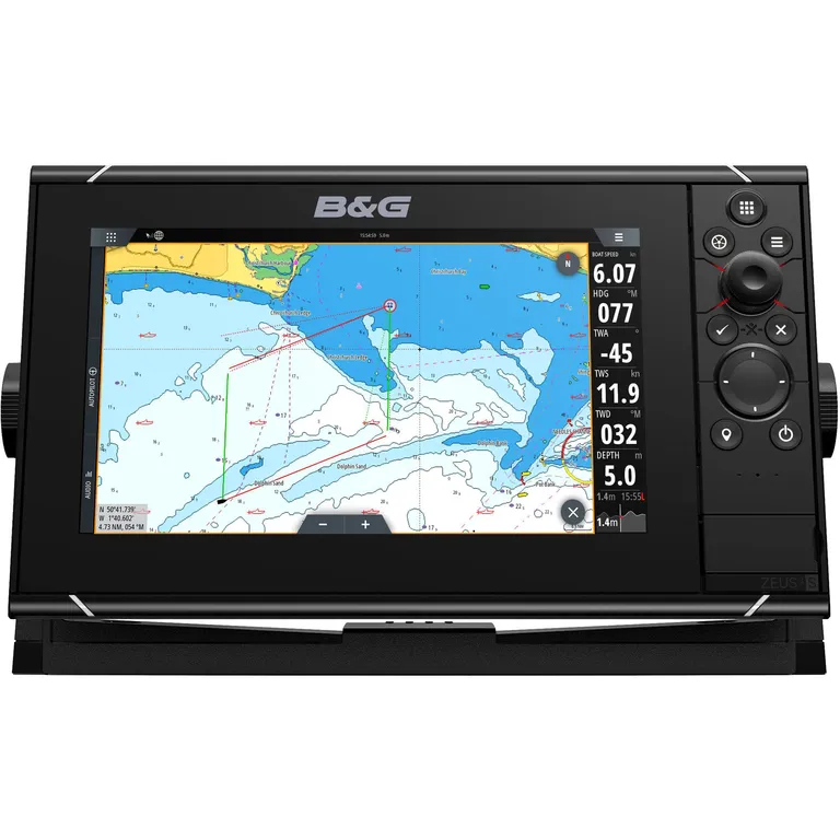 B&G Zeus3S 9 kartplotter m/seilfunksjoner og ekkolodd