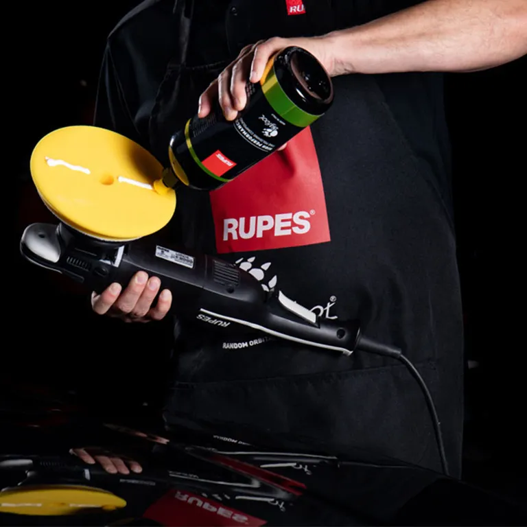 Rupes DA poleringspute Fine Gul 130/150 mm