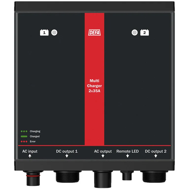 DEFA MarineCharger 2x35A batterilader