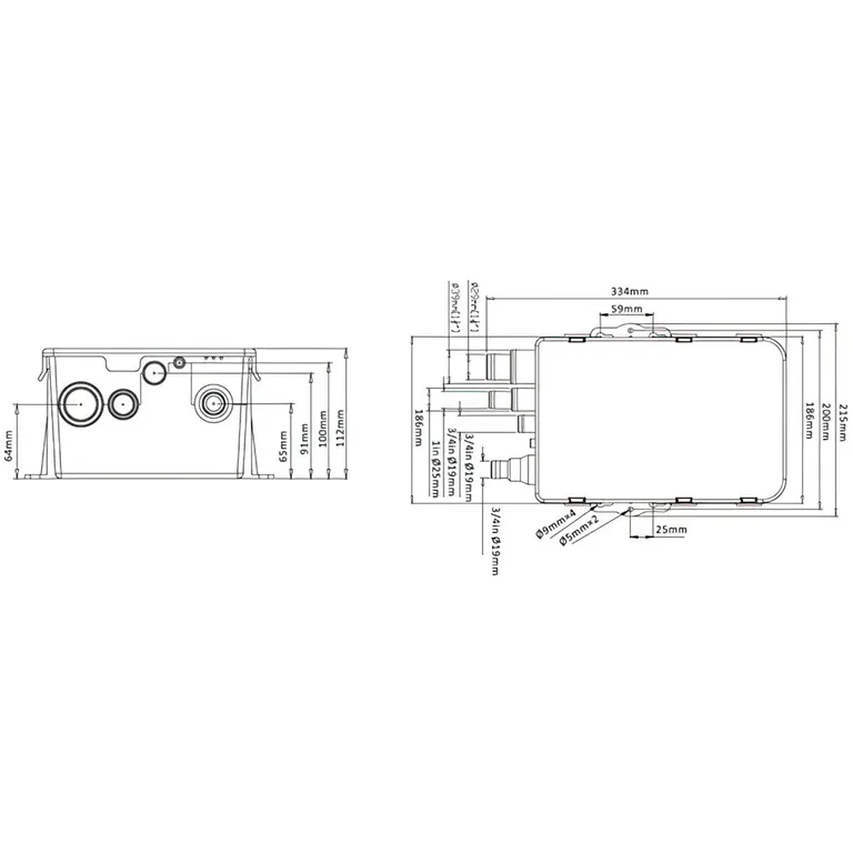 SeaFlo 07 Series 750GPH komplett dusjpumpe (24V)
