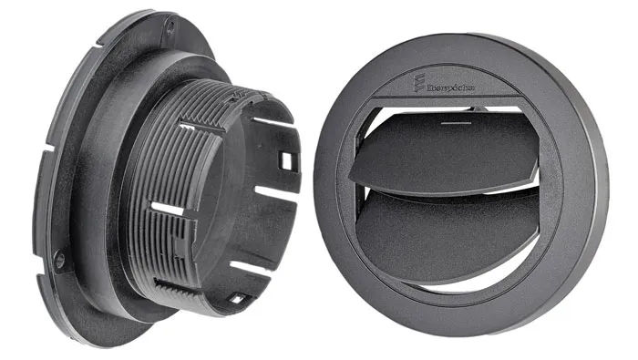 Eberspächer stengbart 60mm luftutslipp (svart)