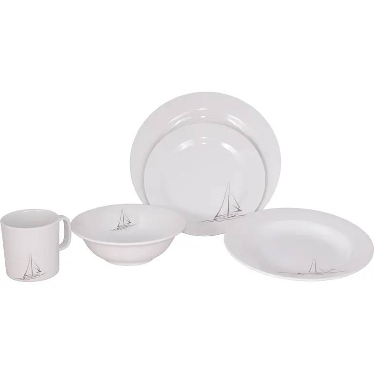 Wind Sail 20-delers melaminservise - startpakke