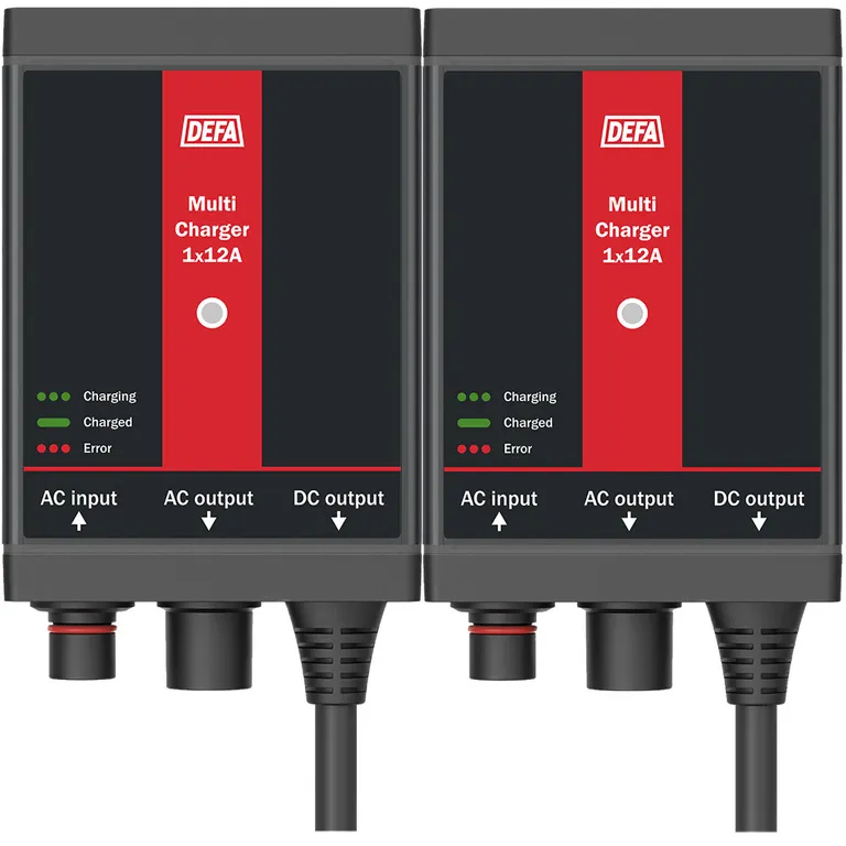 DEFA MarineCharger 2x12A batterilader
