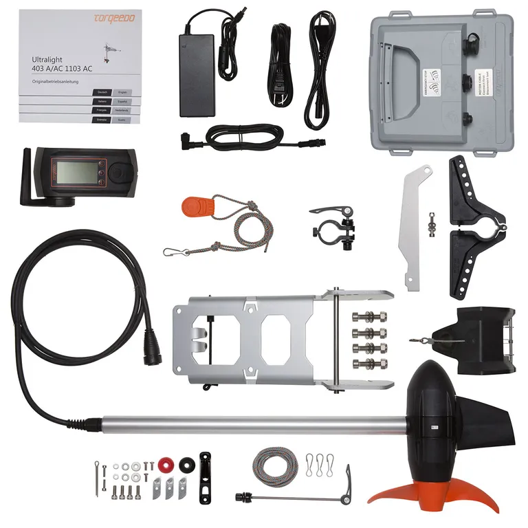Torqeedo Ultralight 403 AC 915Wh elektrisk påhengsmotor for kano og kajakk - 1 hk