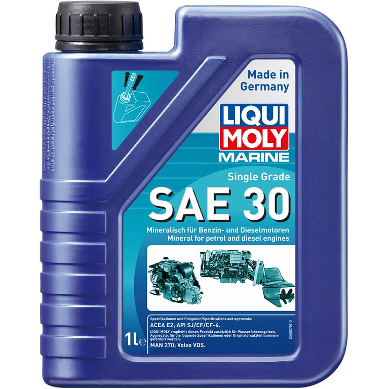 Liqui Moly Marine Single Grade Motorolje SAE 30 1 liter