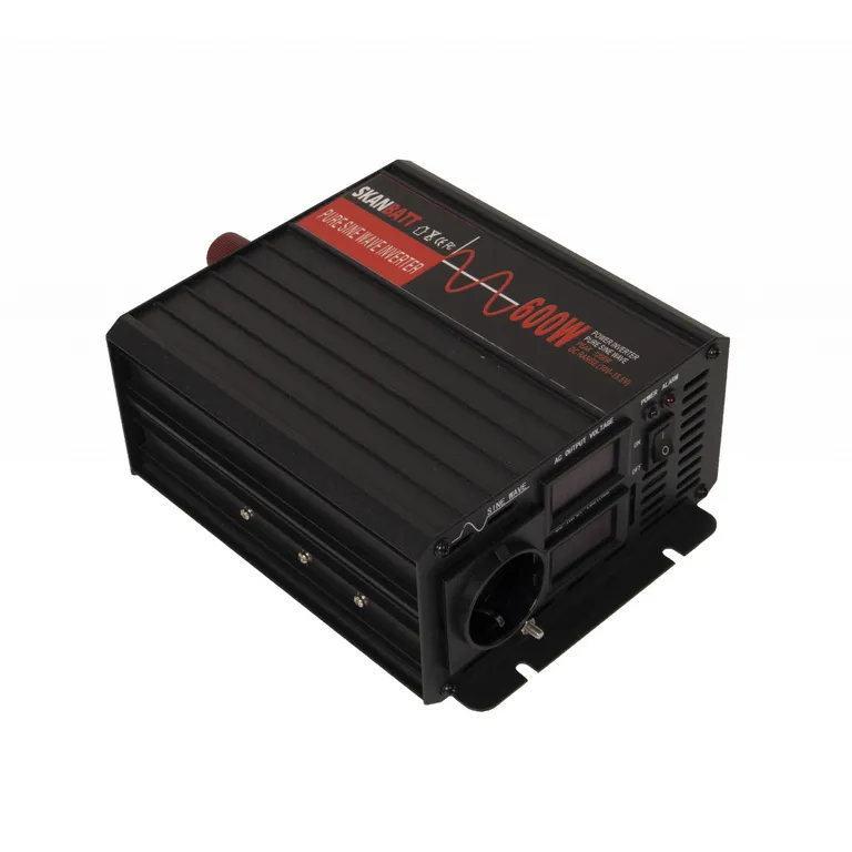 WPSW 600W ren sinus-inverter - 12Volt 