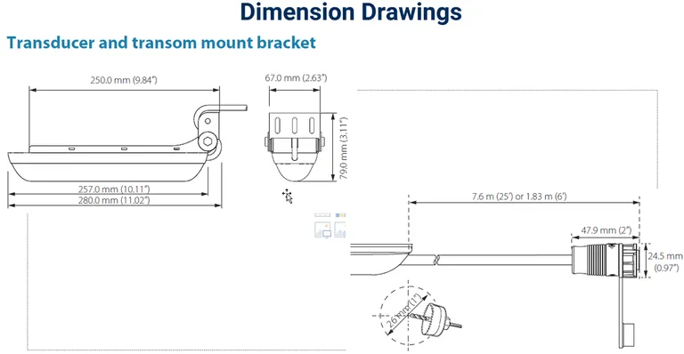 Simrad Active Imaging 3-in-1 hekkgiver