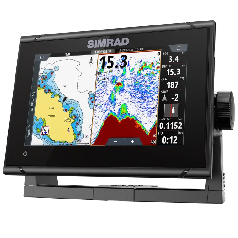 Simrad GO7 XSR kartplotter med ekkolodd