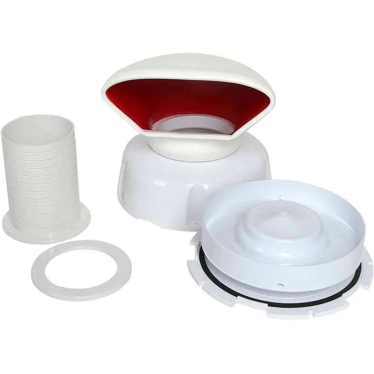 Plastimo Cool´n Dry doradeventil 210 mm Ø95mm Rød