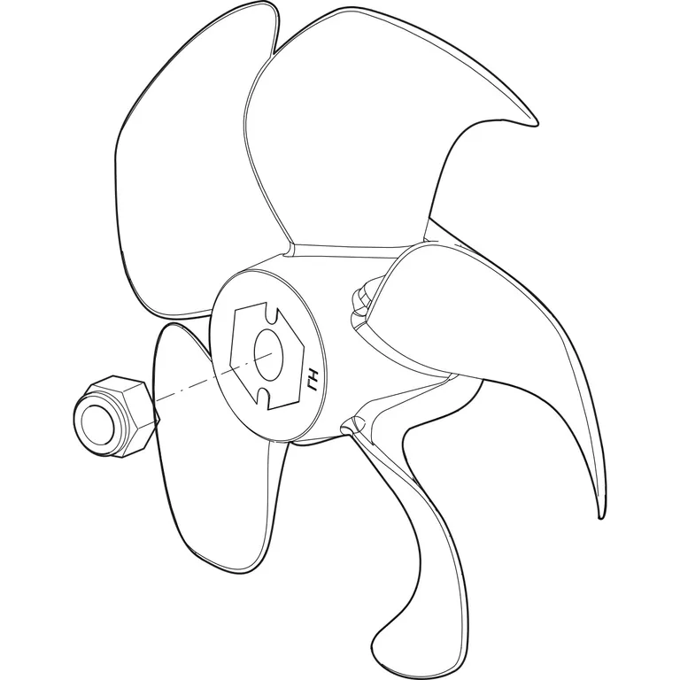 Quick propell til baugthruster D250R