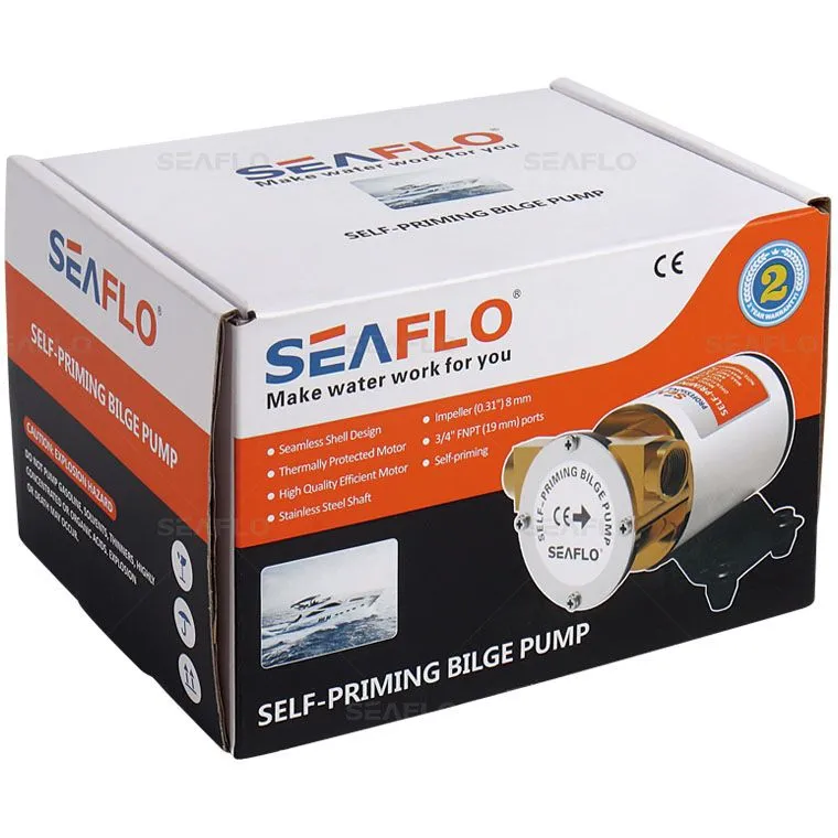 Seaflo 30LPM selvsugende lensepumpe (12V)