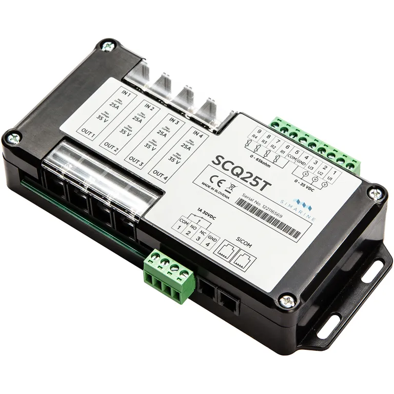 Simarine PICO SCQ25T 4x25A shunt, 3x volt, 4x ohm