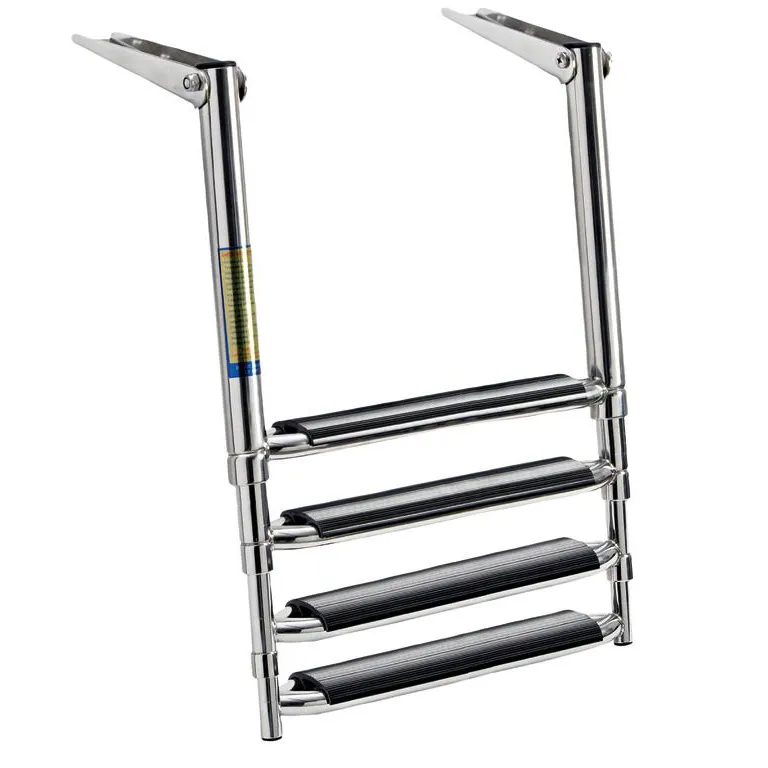 Osculati rustfri teleskopisk badestige med 4 trinn