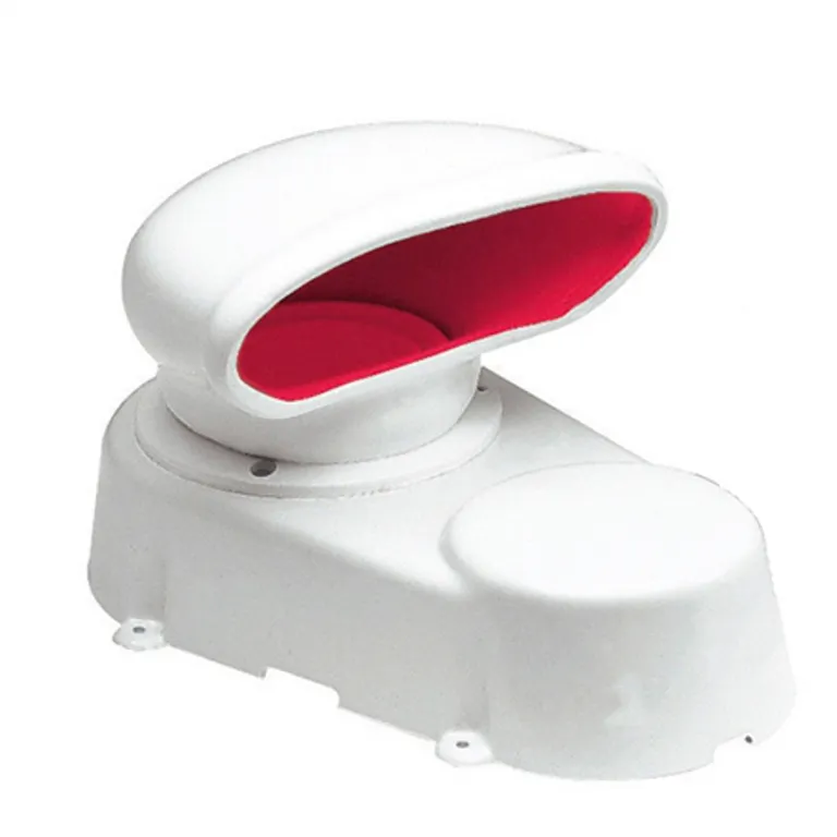 Plastimo doradeventil med klemmefeste, 150 mm Ø75mm Rød