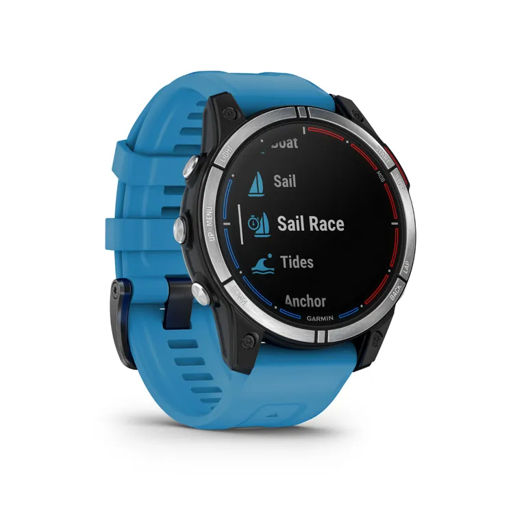 Garmin quatix 7, 47 mm maritim smartklokke med GPS  og silikonrem