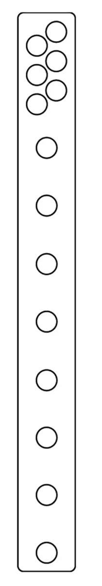 Båtsystem P1091 stag for MP75/ MP100 baugspyd