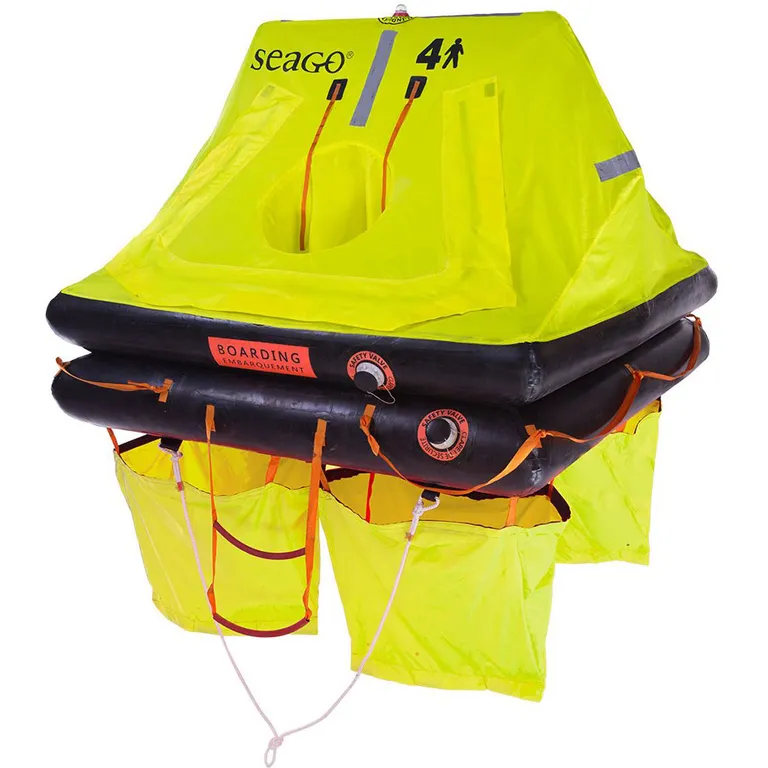 Seago Sea Cruiser ISO 9650-2 redningsflåte for 8 personer (Bag)